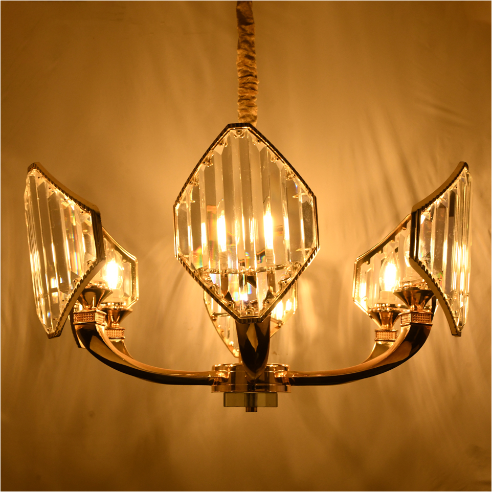 Crystal Chandelier Modern Led Light Home Decor Light (7269/6Y)