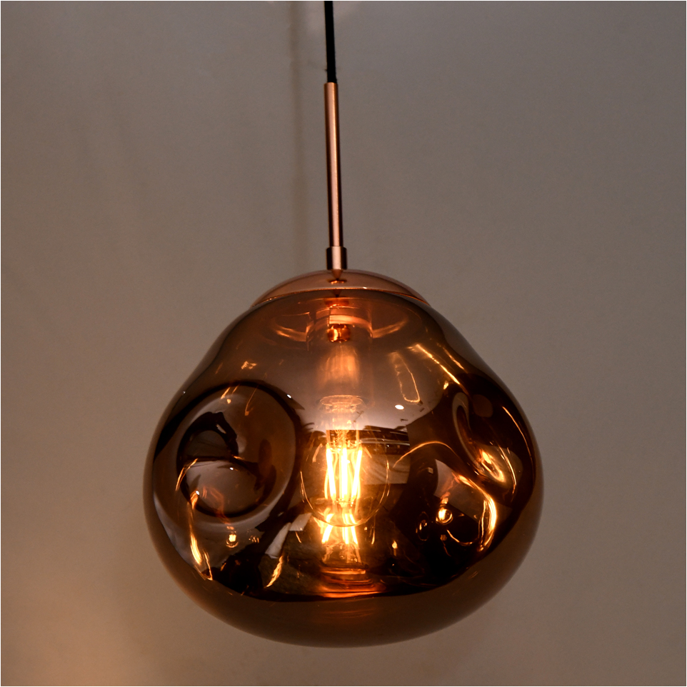 Luxury Melted Glass Pendant Light (7581/CH)