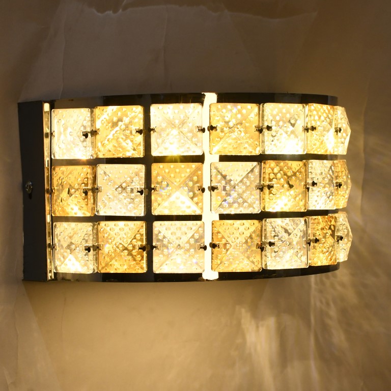 Luxurious Design Clear Crystal Light Wall Sconce Light in Gold (1062/1)