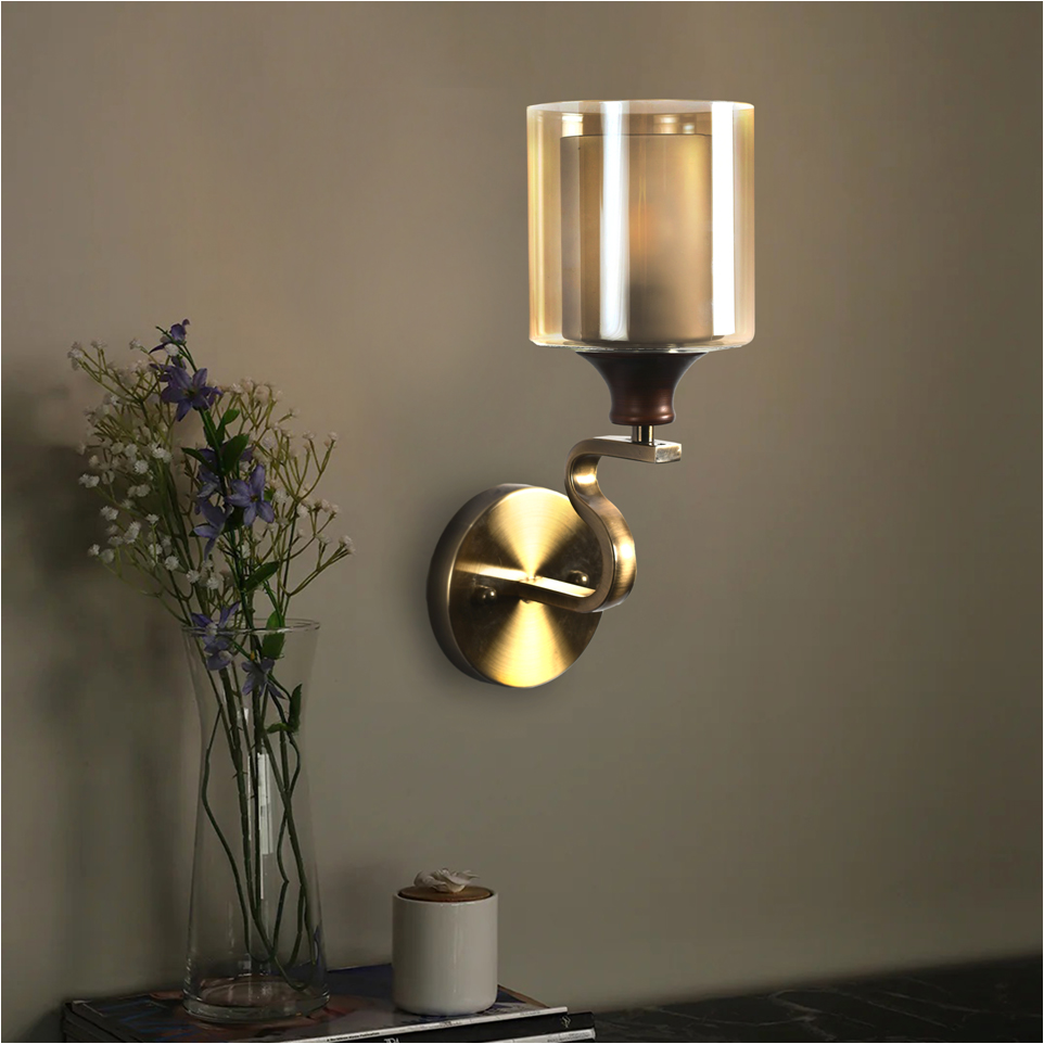 Decorative Gold Metal Hanging Wall Light (HL22088/2)
