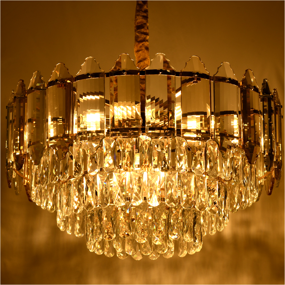 K9 Crystal Golden Finish Exquisite Design Chandelier (HL84830/460)