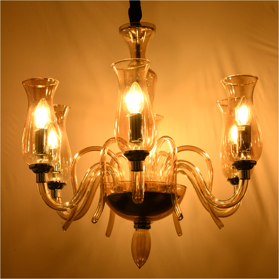 Modern Contemporary Crystal Glass Chandelier for Home (hl84545/6)