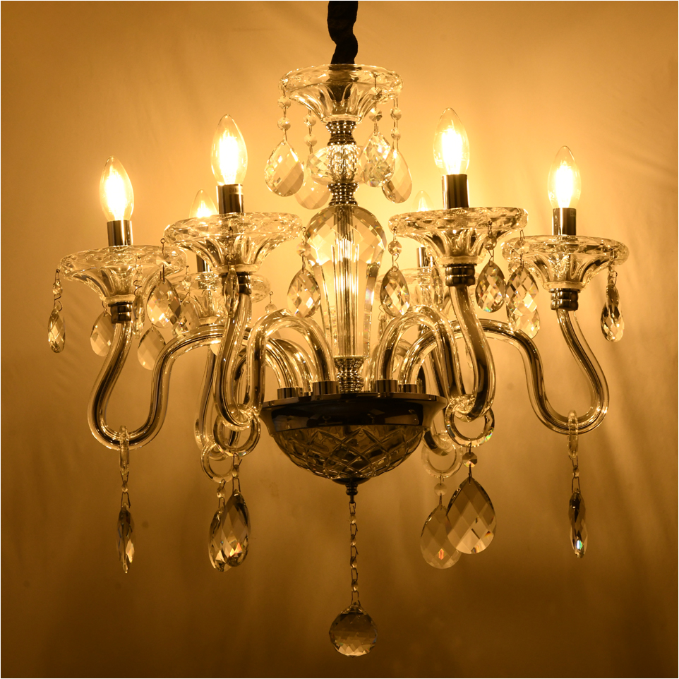 Glass Chandelier Light lamp (hl84576/6)